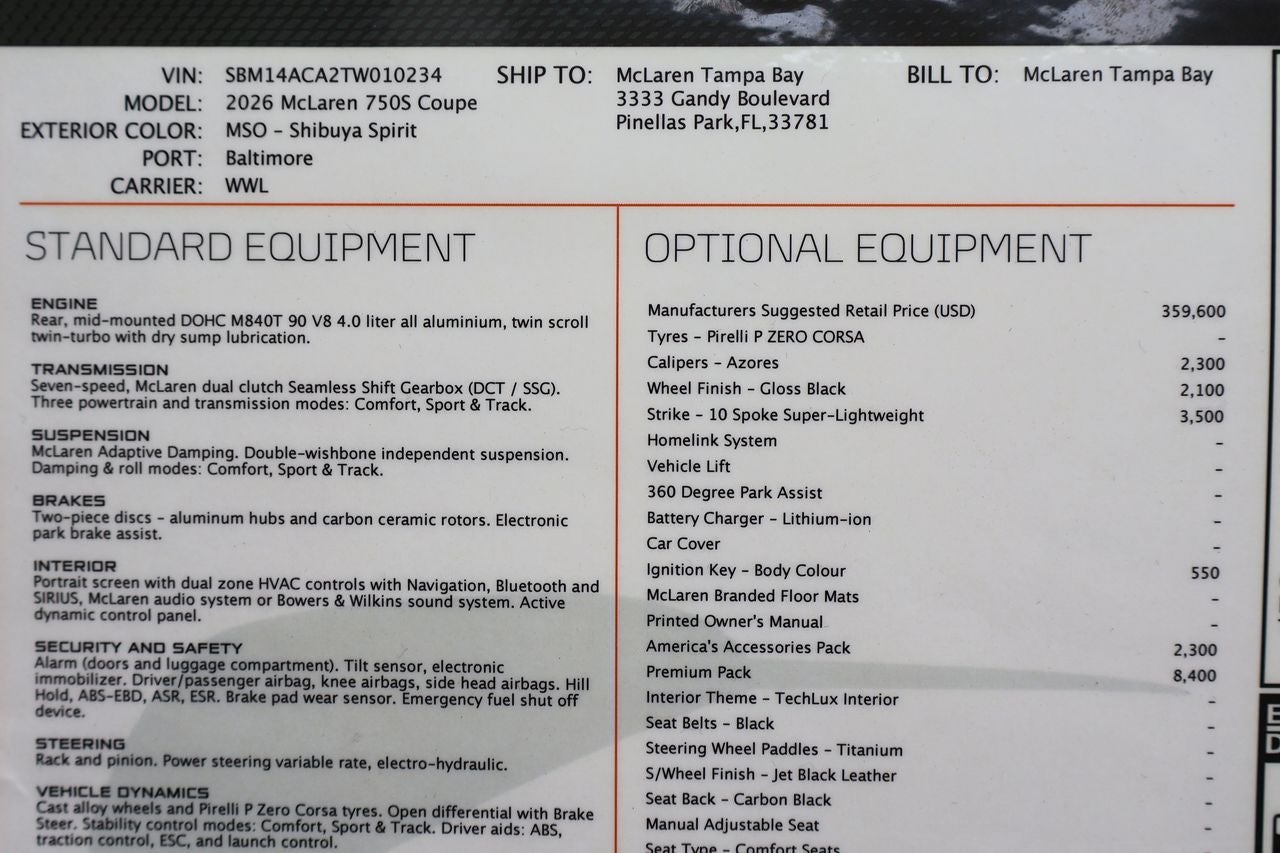 2026 McLaren 750S Base - Photo 27