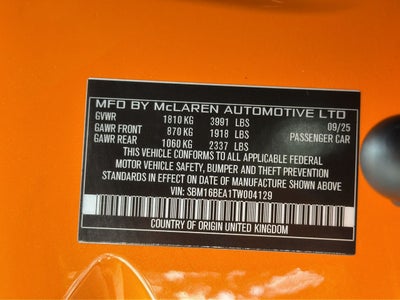 2026 McLaren Artura Base