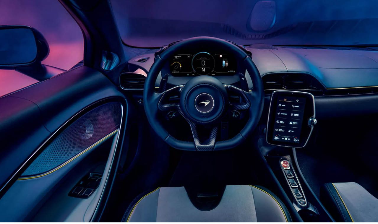 Artura Interior drivers cockpit showcasing luxury