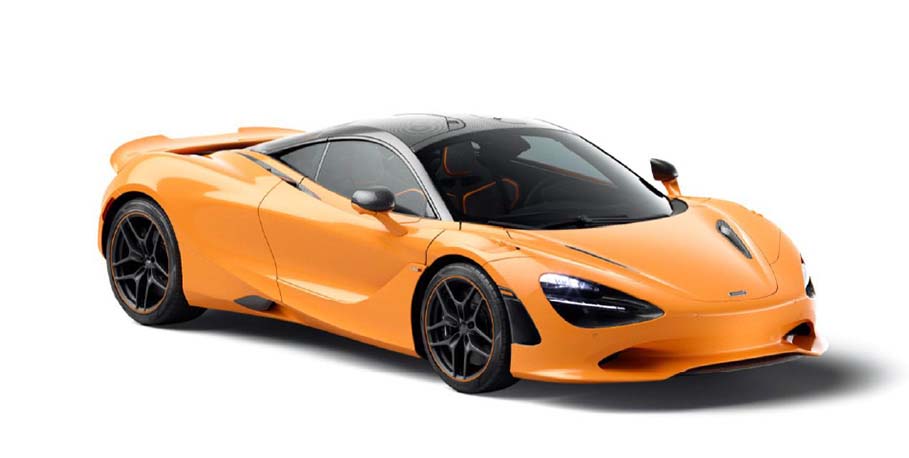 Top down view of the 750S Coupe