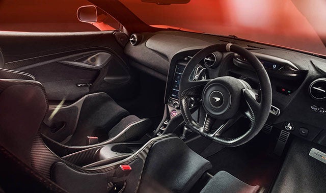 inside drivers console and instrument cluster